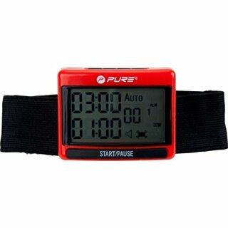Pure2Improve Pure Interval Training Timer, Schawrz/Rot, 1
