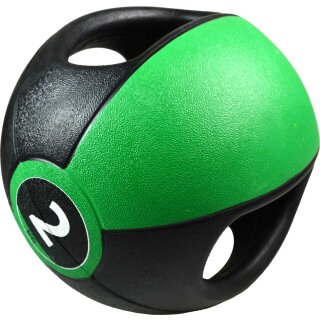 Pure 2 Improve Medizinball mit Griffen - 2kg