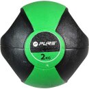 Pure 2 Improve Medizinball mit Griffen - 2kg