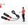 Pure2Improve - Springseil mit Rotierendem Kugellager, Fitnessseil zum Springen, P2I230020, schwarz/rot, Einheitsgröße