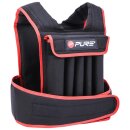 Pure2Improve Unisex Weighted Vest, Schwarz-Rot